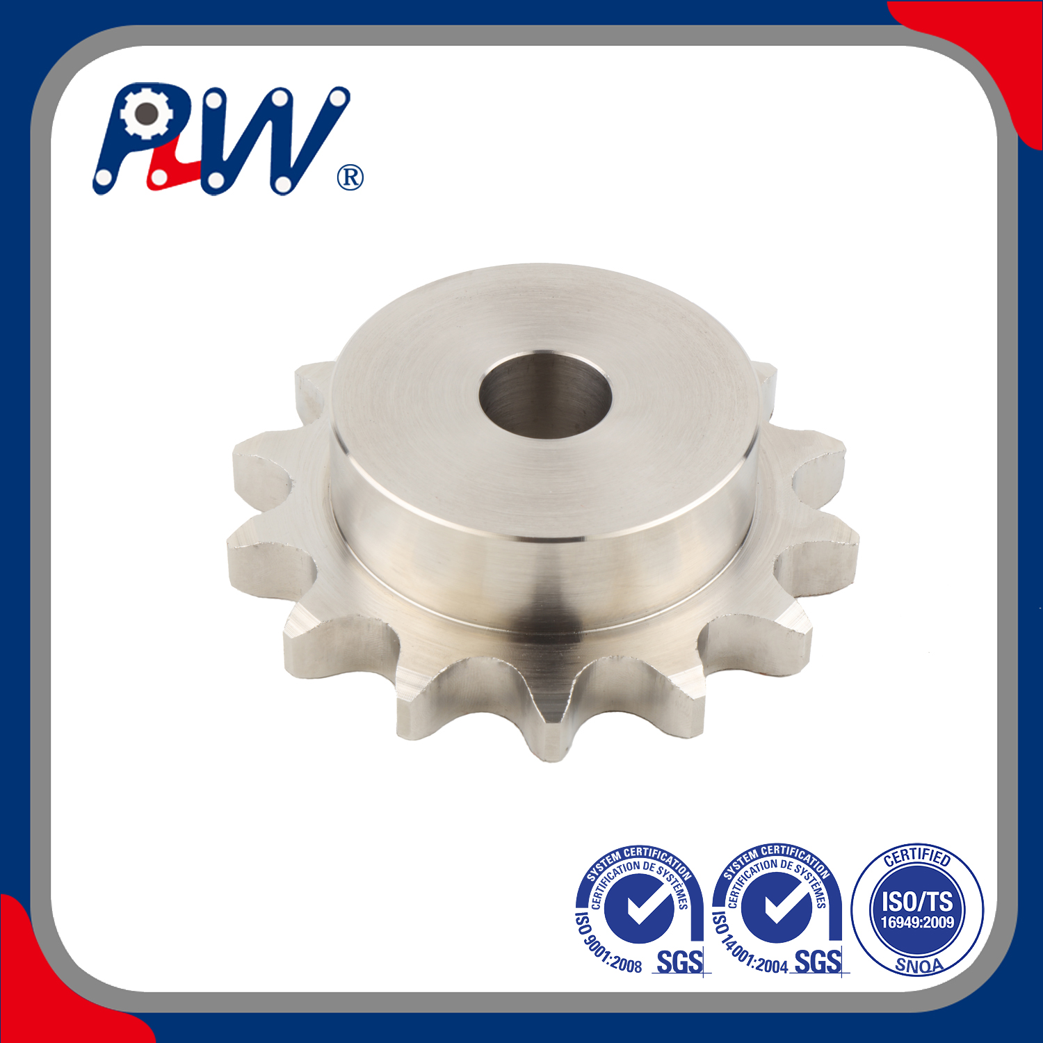 Made to Order Stainless Steel Sprockets for Roller Chain & Agriculture Chain & Food Machinery (DIN, ANSI Standard)