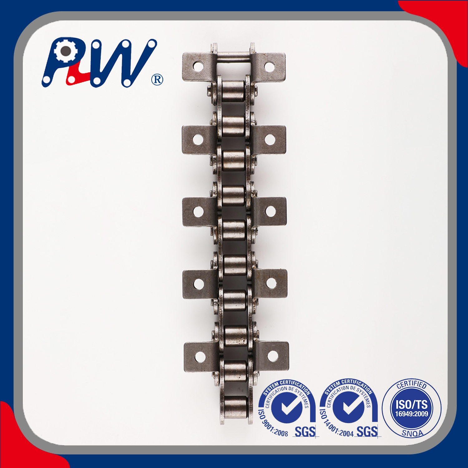 Precision Welded Steel Chains with Custom Attachments