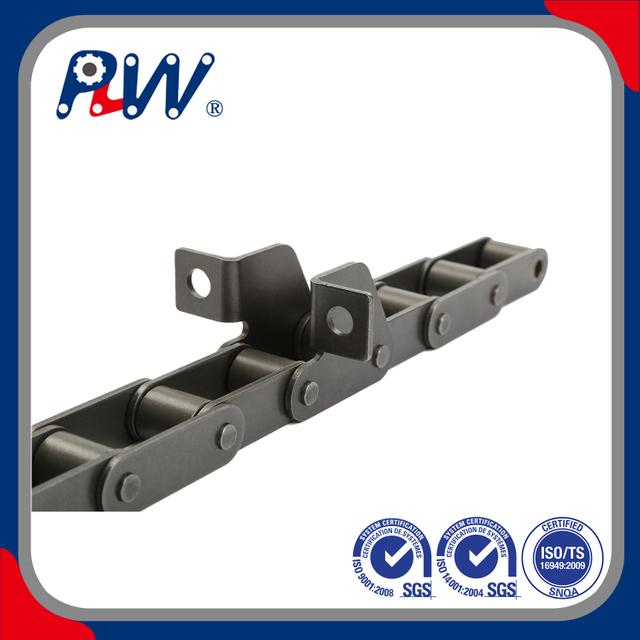 S TYPE STEEL AGRICULTURAL CHAIN WITH ATTACHMENTS-S52F11SD