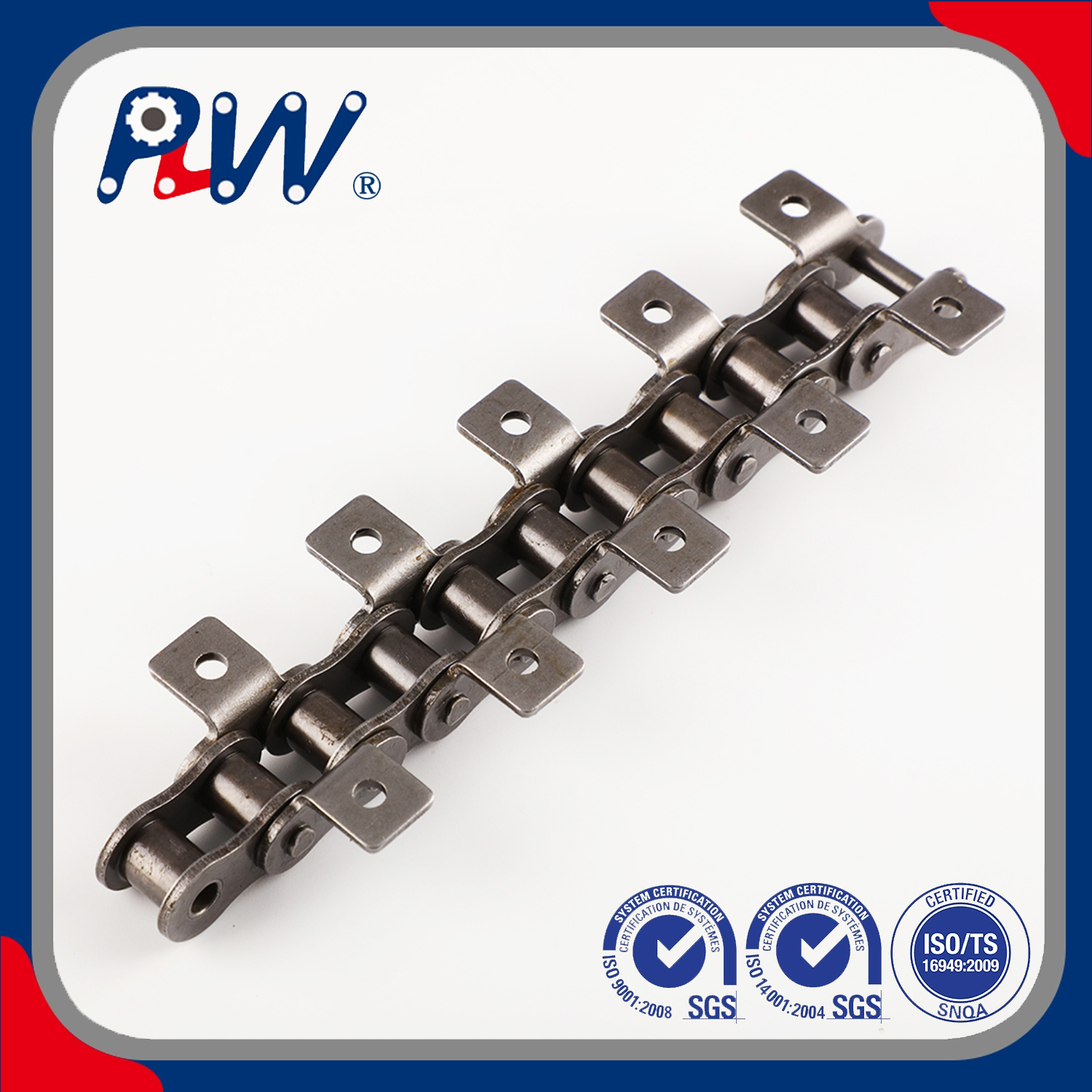 Precision Welded Steel Chains with Custom Attachments