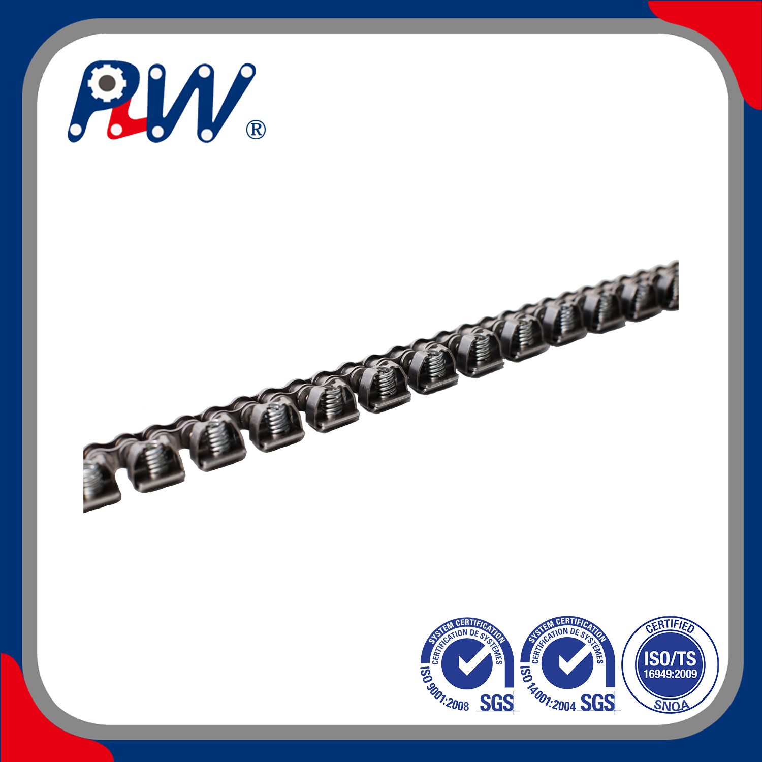 China Professional Hot Selling Industrial Standard Stainless Steel Grip Chains