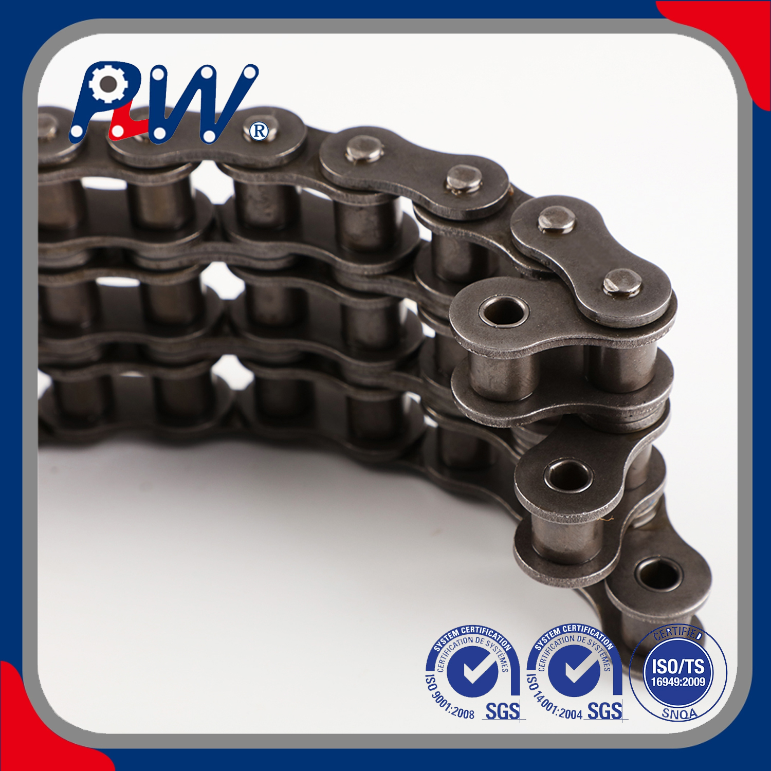 Short Pitch Precision Roller Chain (B Series) -Triplex roller chains & bushing chains