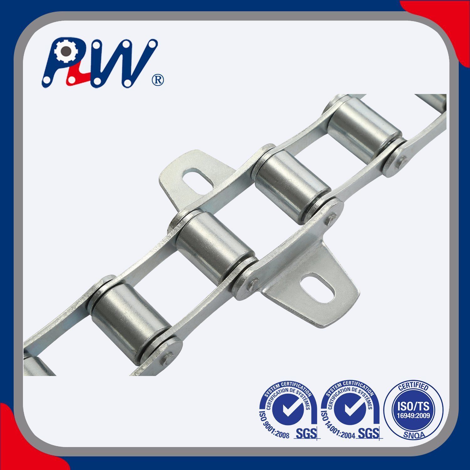 Zinc-Plated Hot Selling Alloy Steel Material Agricultural Conveyor Chain with High Quality