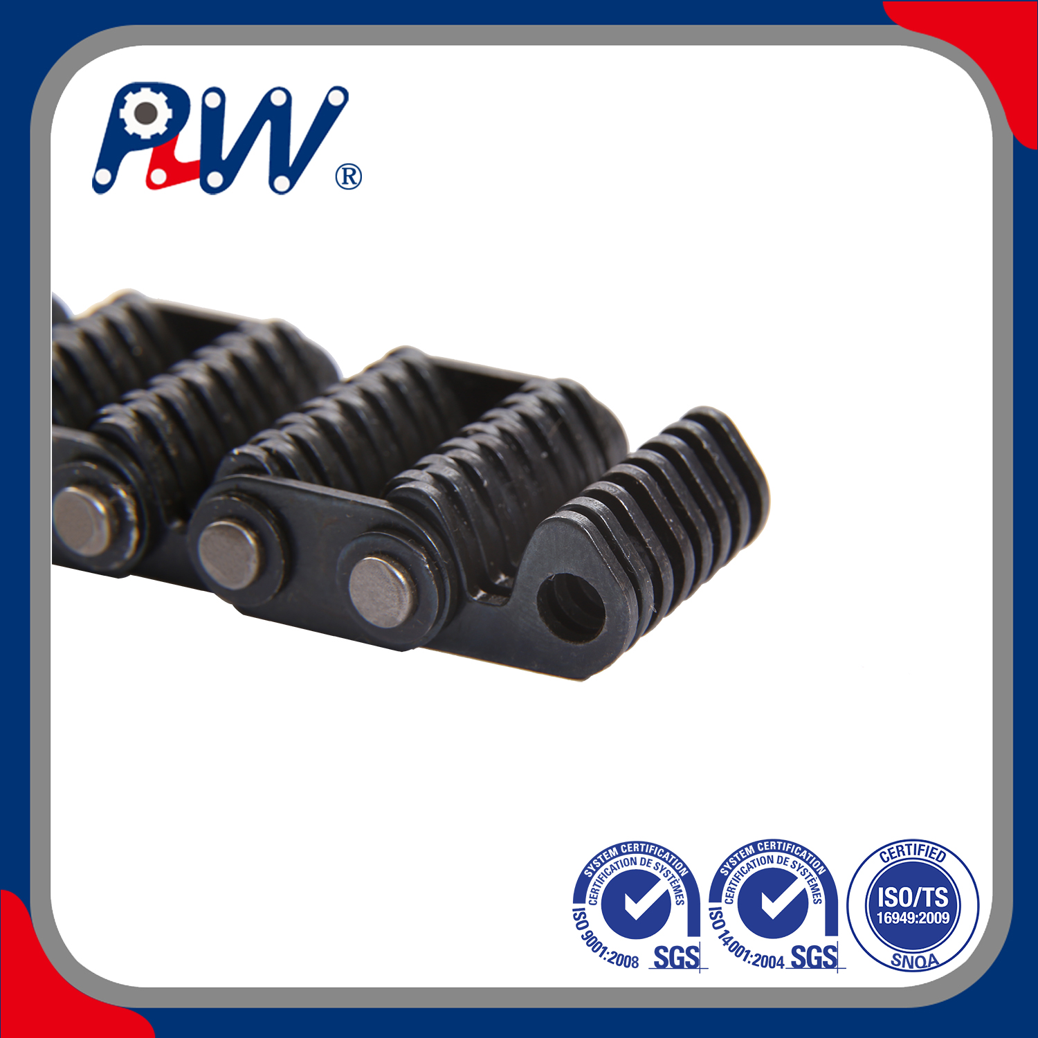 ISO9001 Silent Chain with ISO Standard (HV6, HV8)