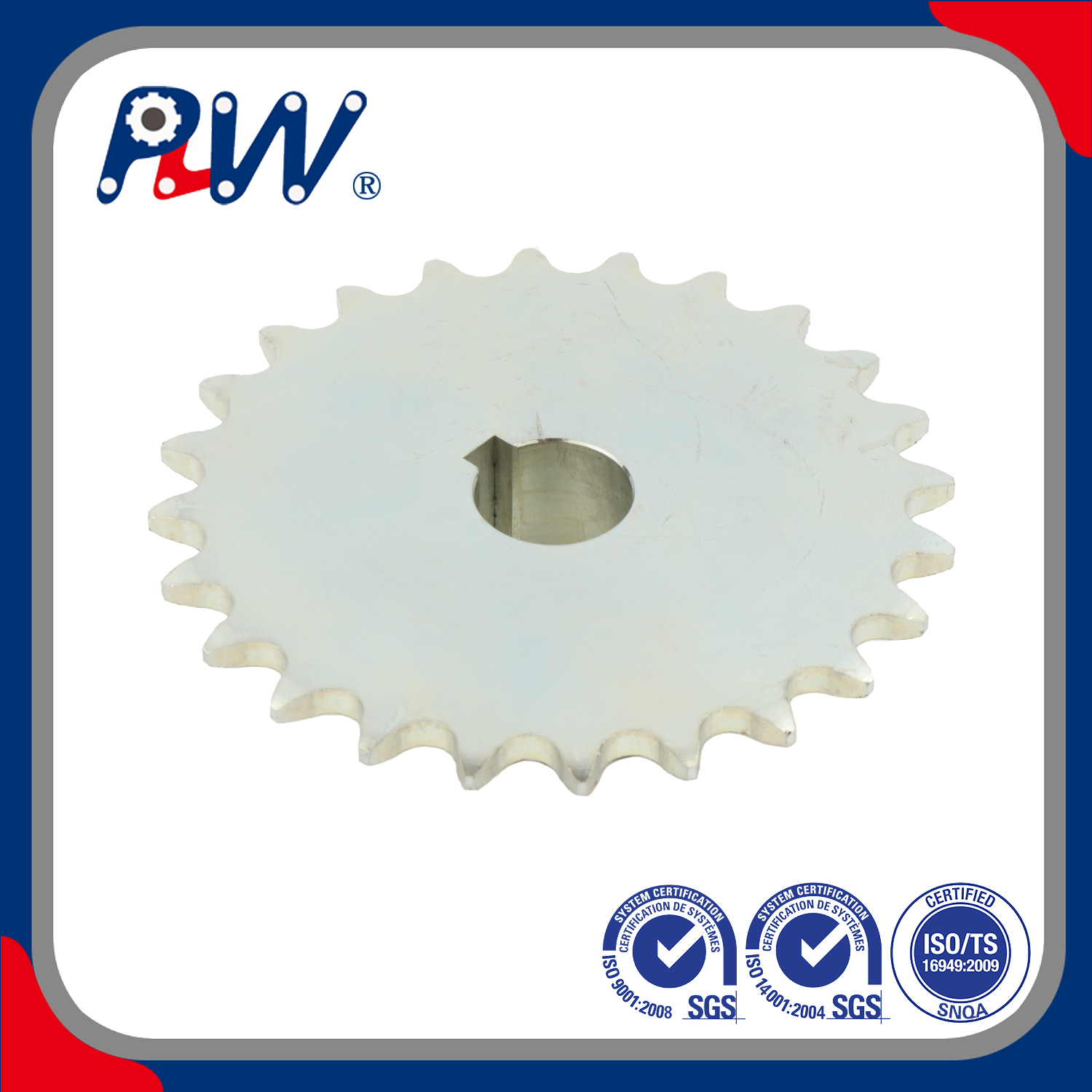 Fast Delivery Standard Zinc-Plated & Made to Order & Finished Bore & High-Wearing Feature Industry Sprocket