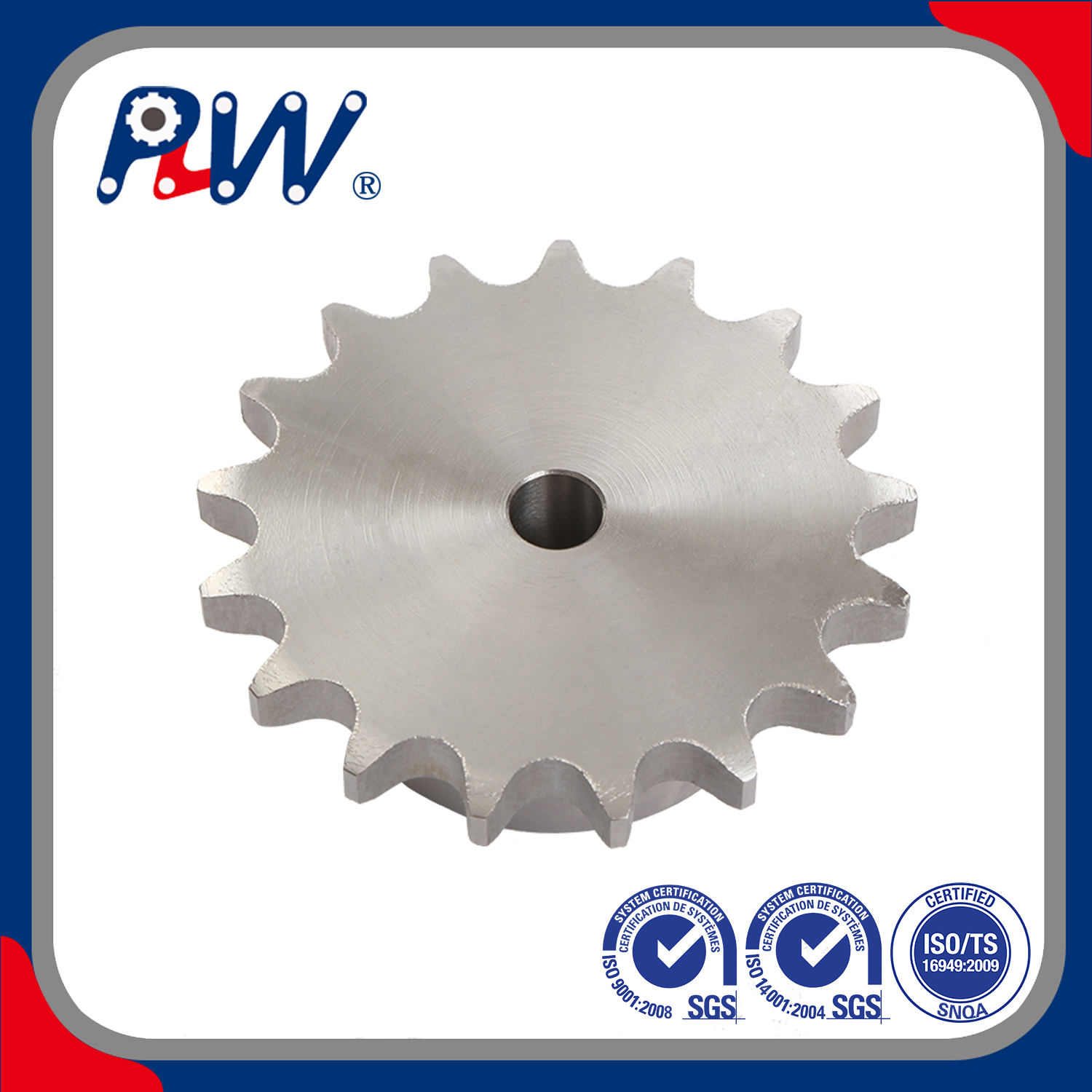 The High Quality Made to Order Roller Chain Stainless Steel Sprockets for Transmission Machinery