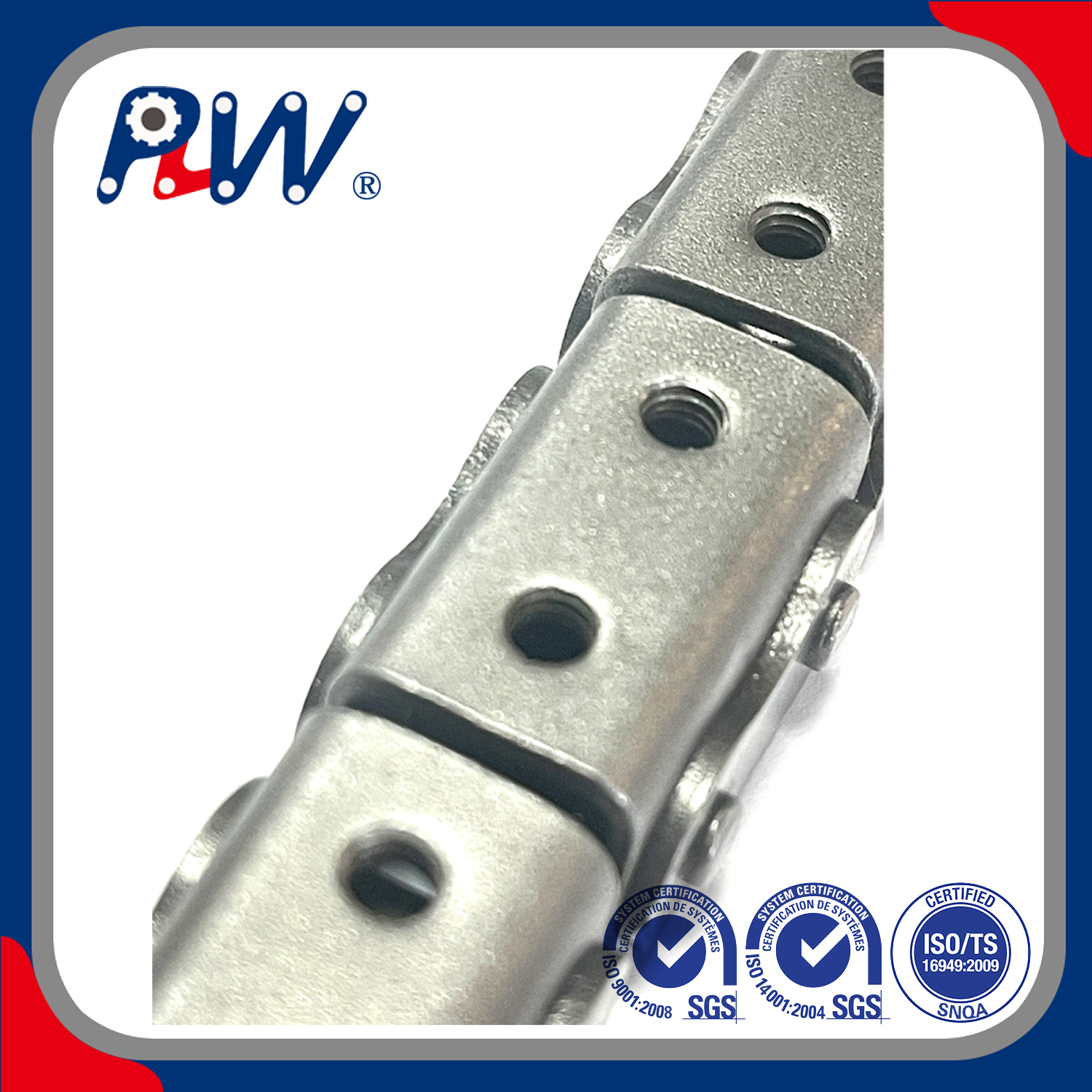 Factory China Professional Wholesale Price Good Quality High Precision Conveyor Chain With U Type Attachments