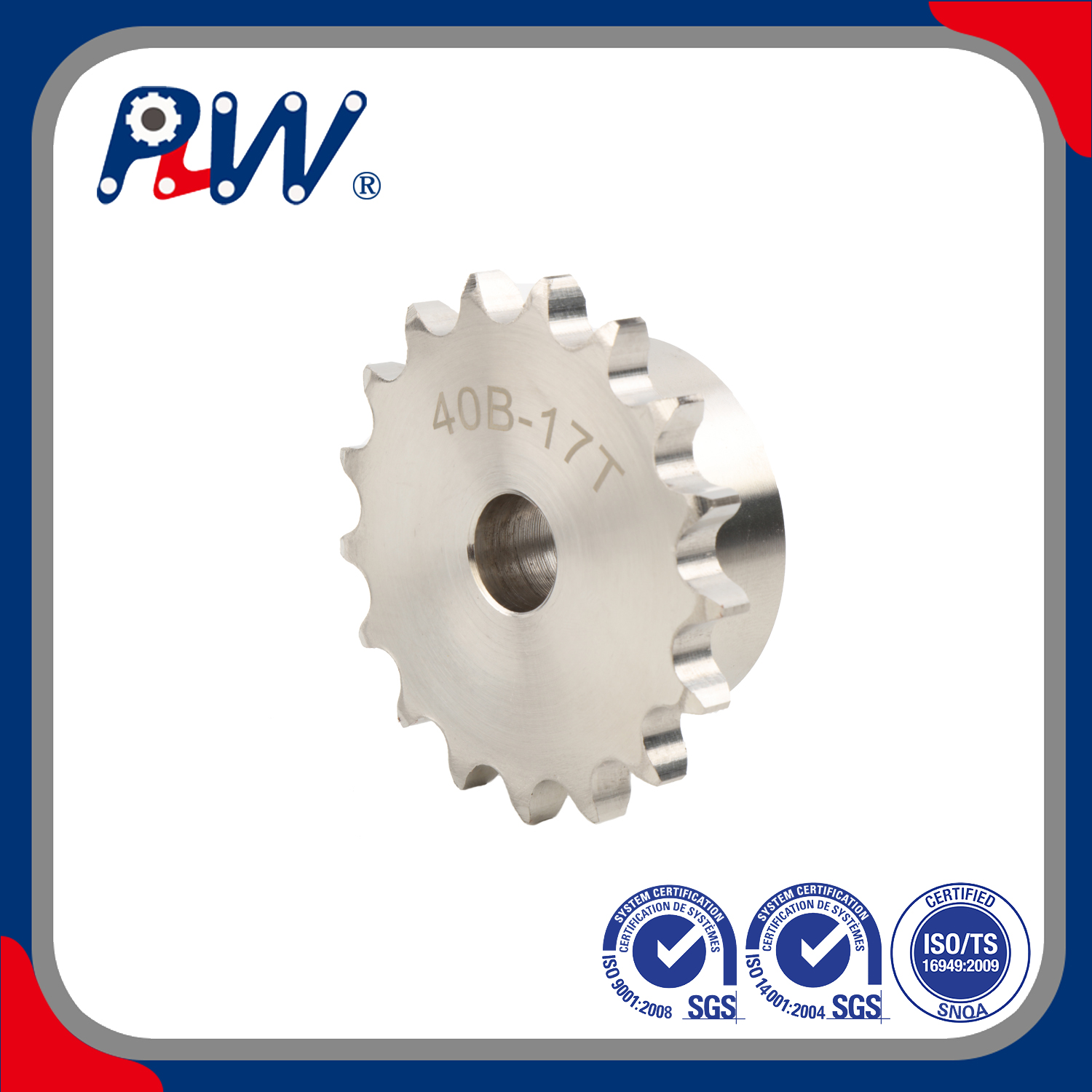 High Frequency Quenching Agricultural Machinery Alloy Steel/Stainless Food Grade Stainless Steel Chain Sprocket