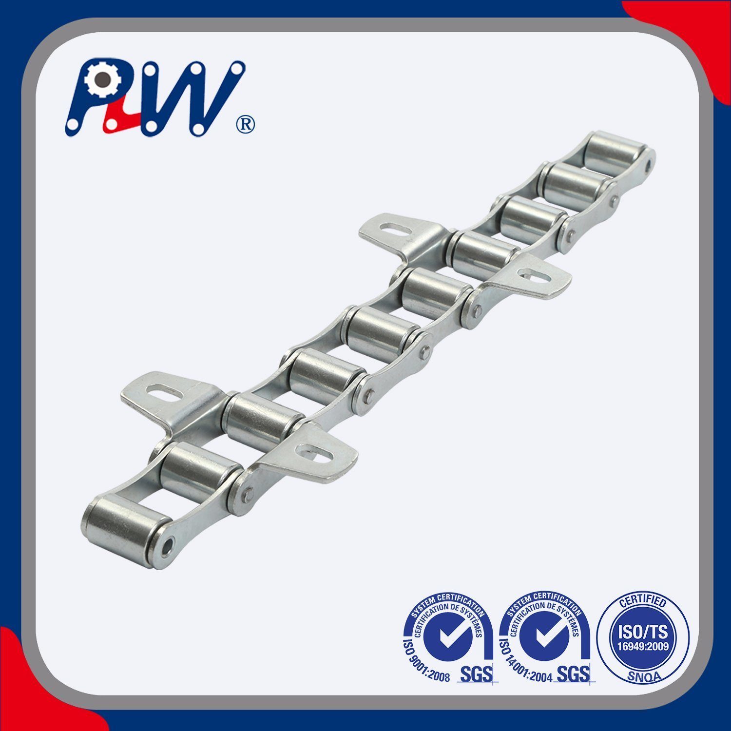 Zinc-Plated Hot Selling Alloy Steel Material Agricultural Conveyor Chain with High Quality