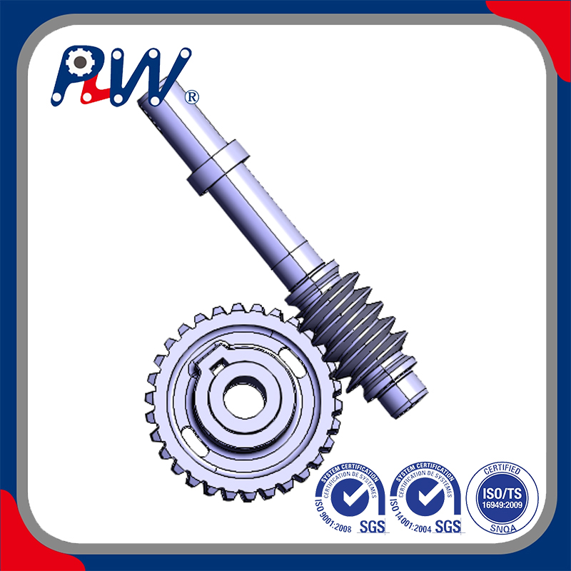 Customizable Precision Worm Gear Set for Agricultural Machinery