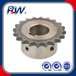 PLW Conveyor Drive Roller Chain Sprocket Industrial Transmission Metric Stainless Steel Taper Lock Idler Gear Wheel (DIN/ANSI/JIS Standard Or Made To Drawing)