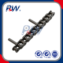 SHORT PITCH CONVEYOR CHAIN WITH EXTENDED PINS
