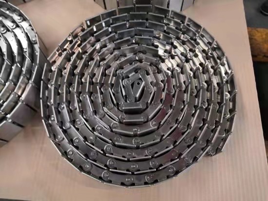 China Good High Precision Quality 16A-G2 Top Rubber Conveyor Chain for Transportation