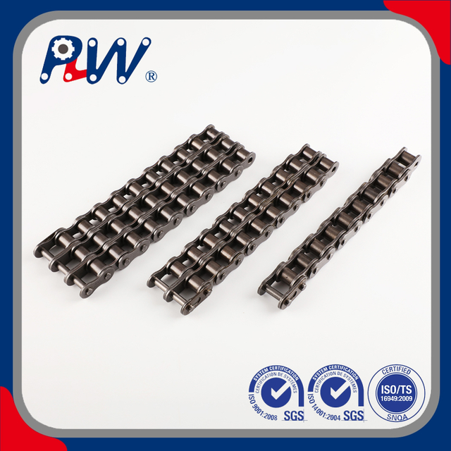 Fabriqué en Chine chaîne de rouleaux ISO de haute qualité de haute qualité / duplex / triplex 60-3, 80-3, 12b-2, 16b-3