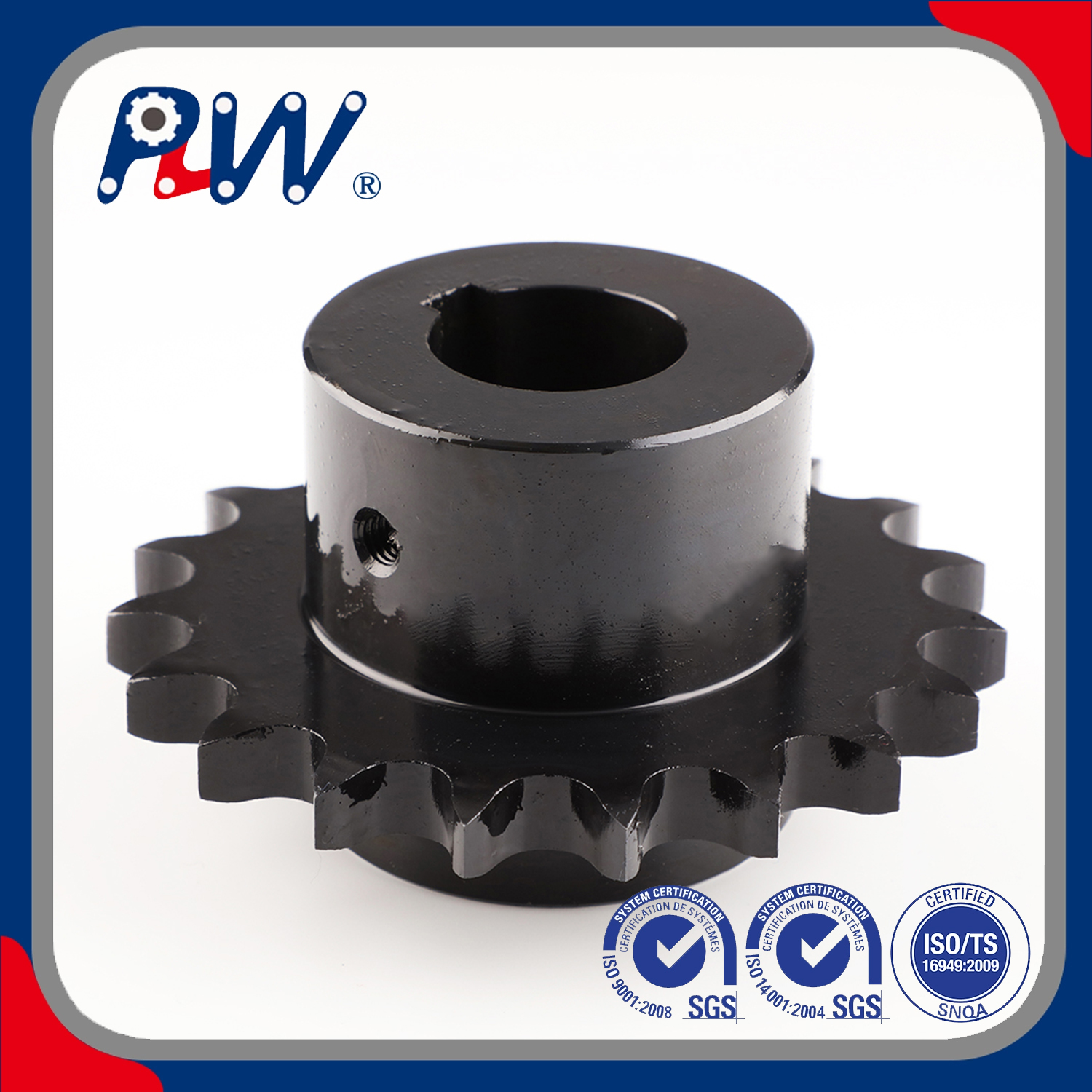 Steel Teeth Hardened Chain Wheel Sprocket Single, Double, Triple, American Standard, European Standard, Sprocket