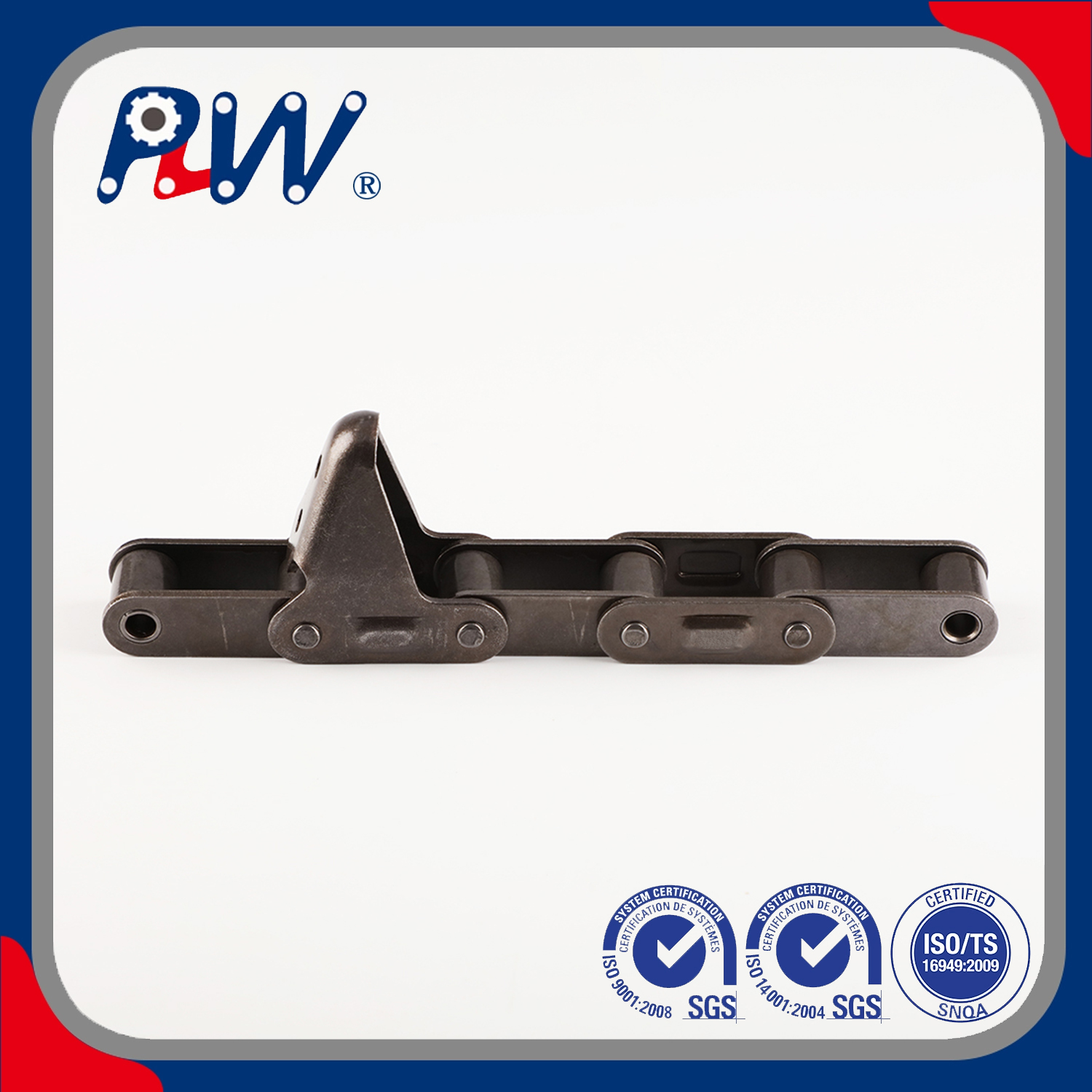 CA2060-C6E Robust Agricultural Chain, Steel Build with C6E Attachments