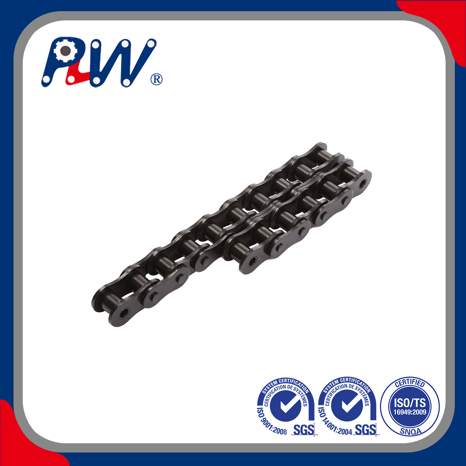 High-Precision Short Pitch Roller Chains for Industrial Machinery