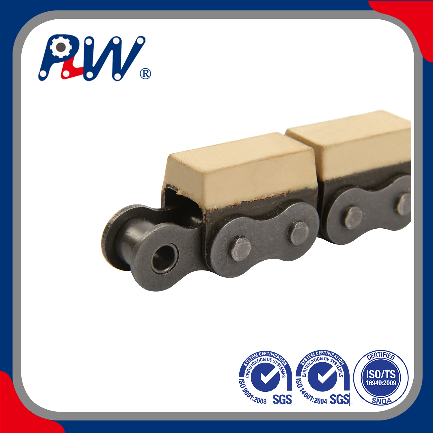 Roller Chain with U Type Attachments