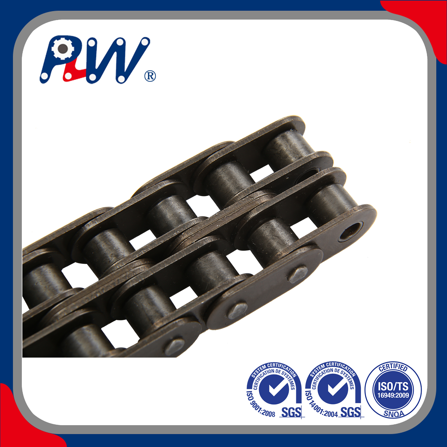 High-Precision Short Pitch Roller Chains for Industrial Machinery