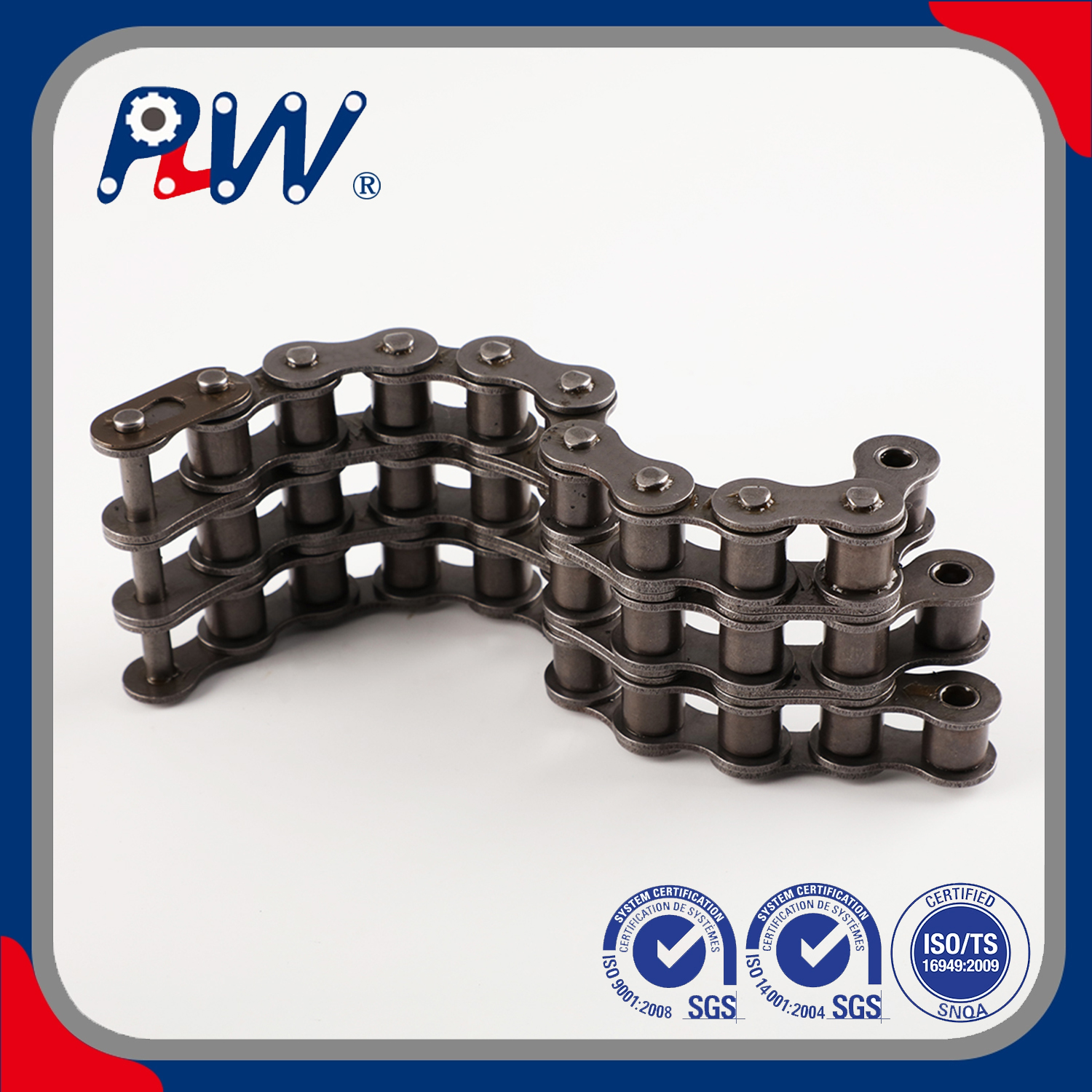 Short Pitch Precision Roller Chain (B Series) -Triplex roller chains & bushing chains
