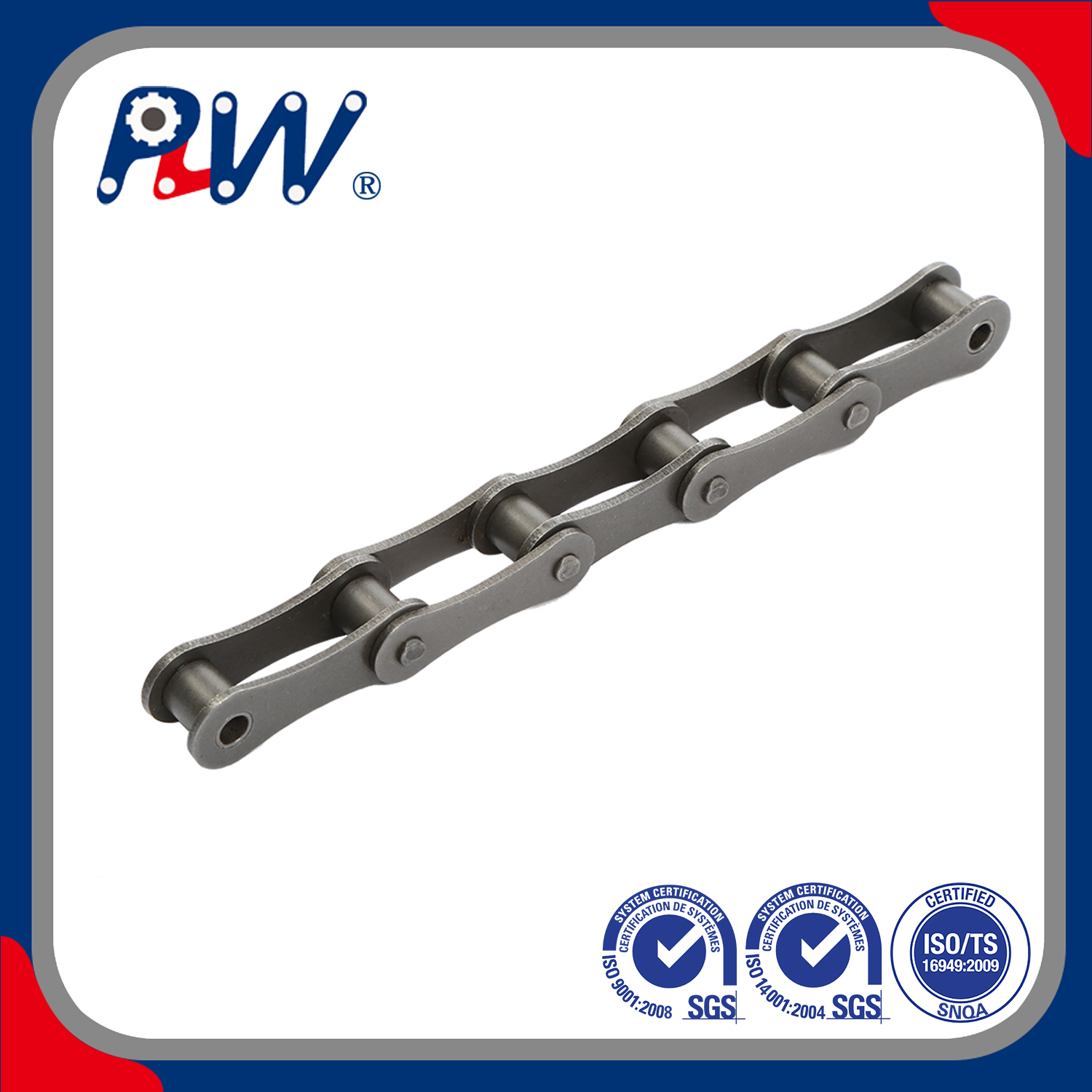 DIN/ISO Double Pitch Transmission Chain Conveyor Chain