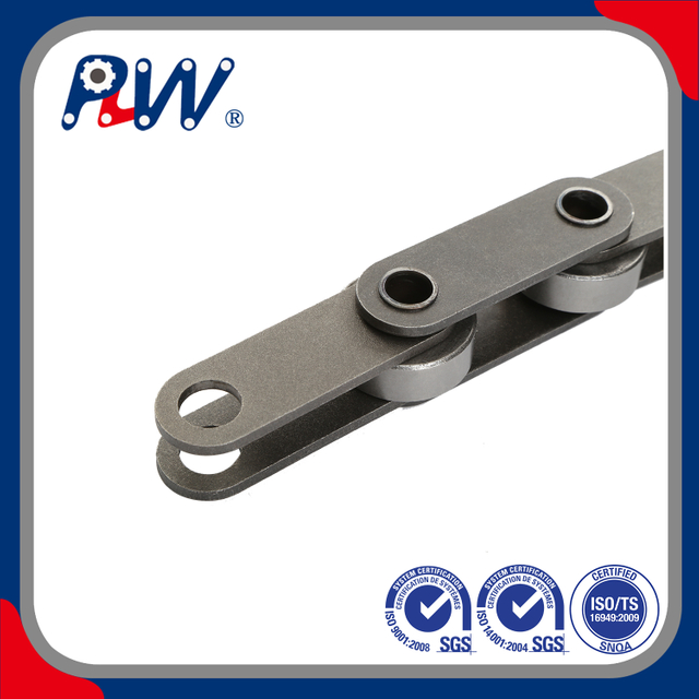 PLW HP40 Uzun Yaşamlı içi boş pim konveyör zinciri HP40, HP50, HB50, C2042HP