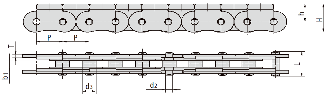 Stainless steel anti-sidebow chain for push-out windows dimensions