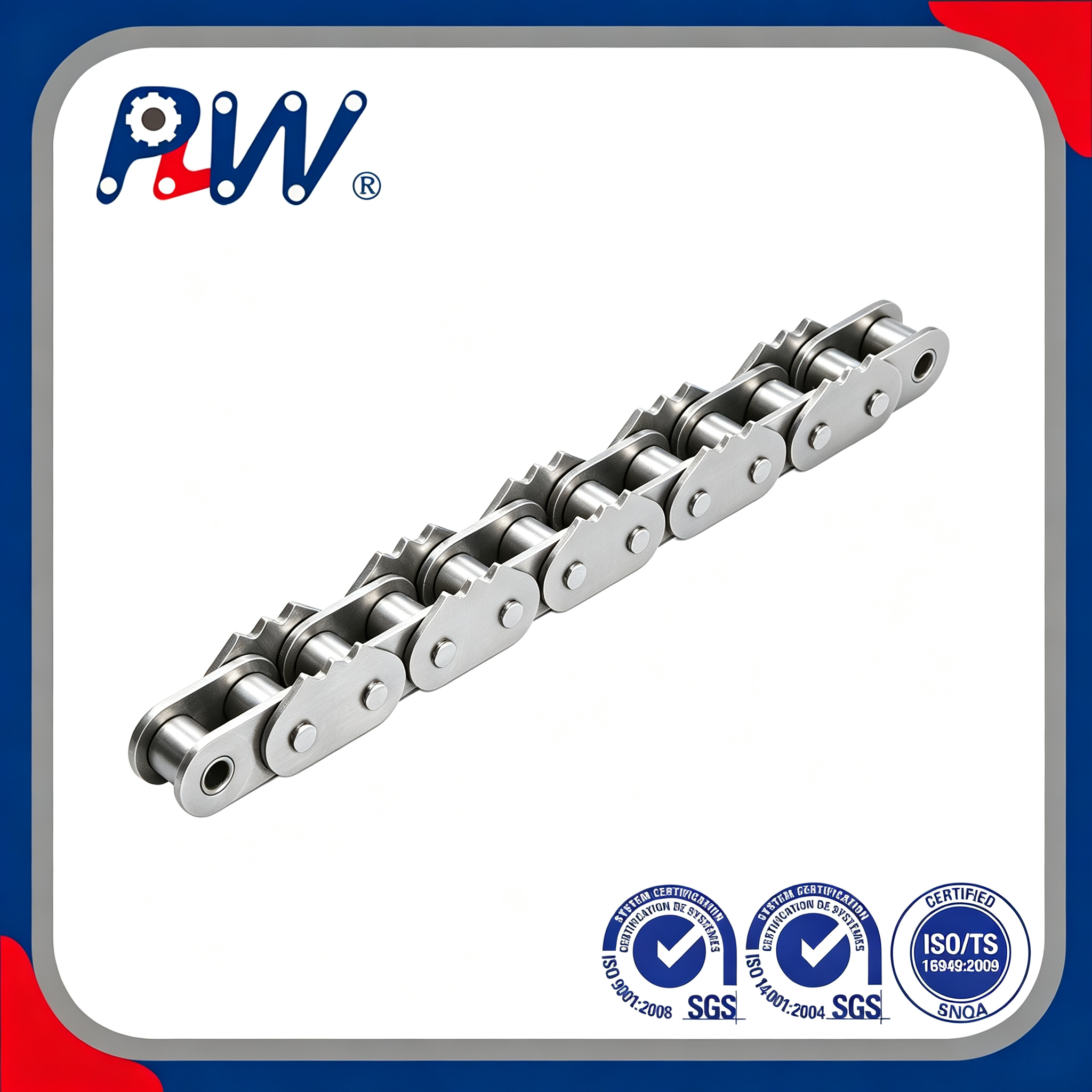 Stainless Steel Sharp Top Conveyor Chain for Industrial Conveyor Systems